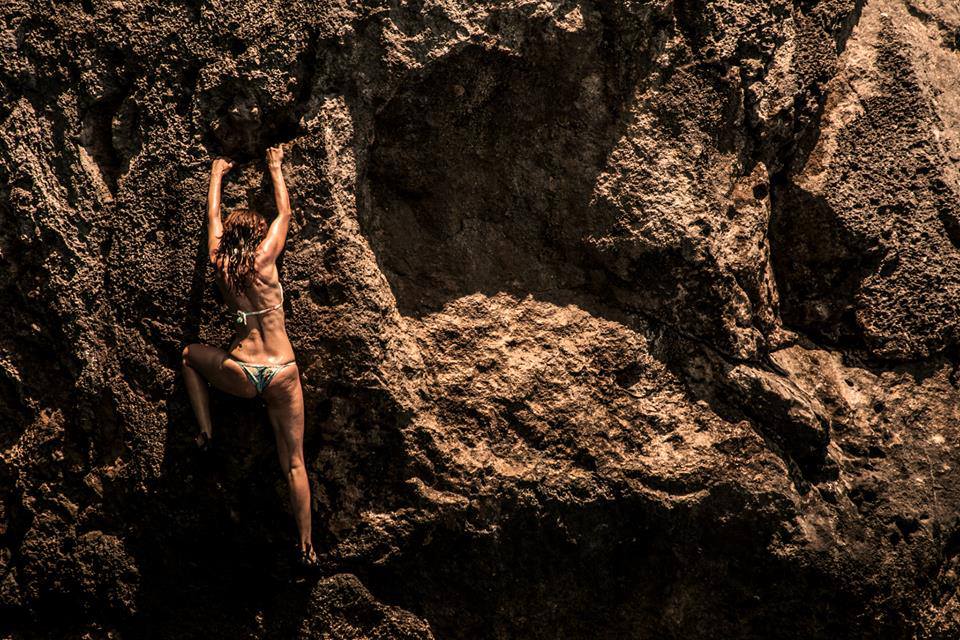 deep water solo, psicobloc italy, amalfi coast (c) 2014