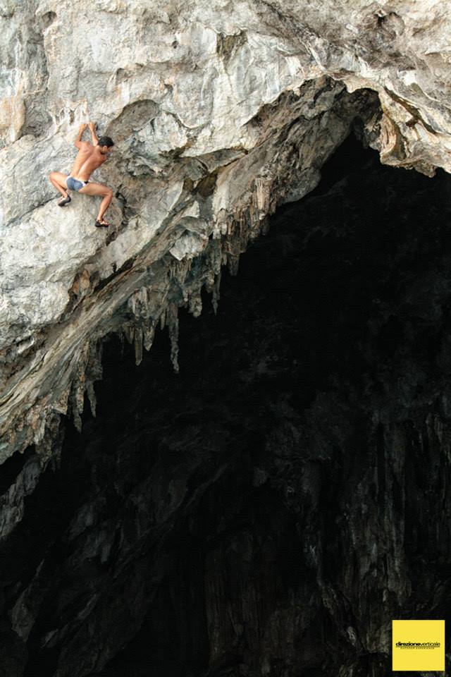 deep water solo, psicobloc italy, amalfi coast