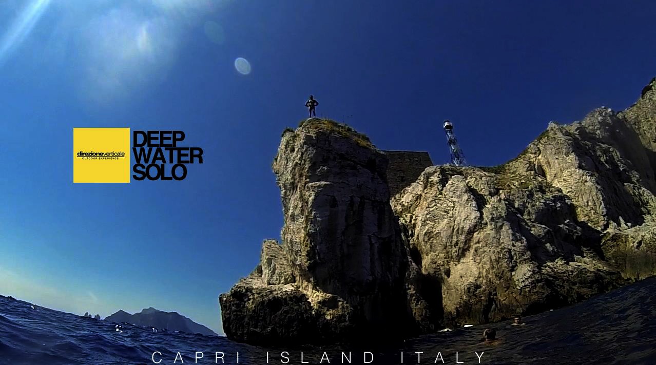 Capri Deep Water Solo Climbing