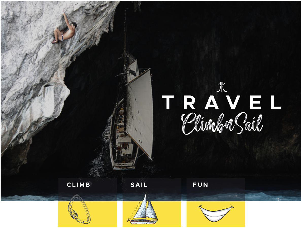 climb N sail –  Procida Capri Costiera – Sailing climbing Arrampicata Vela