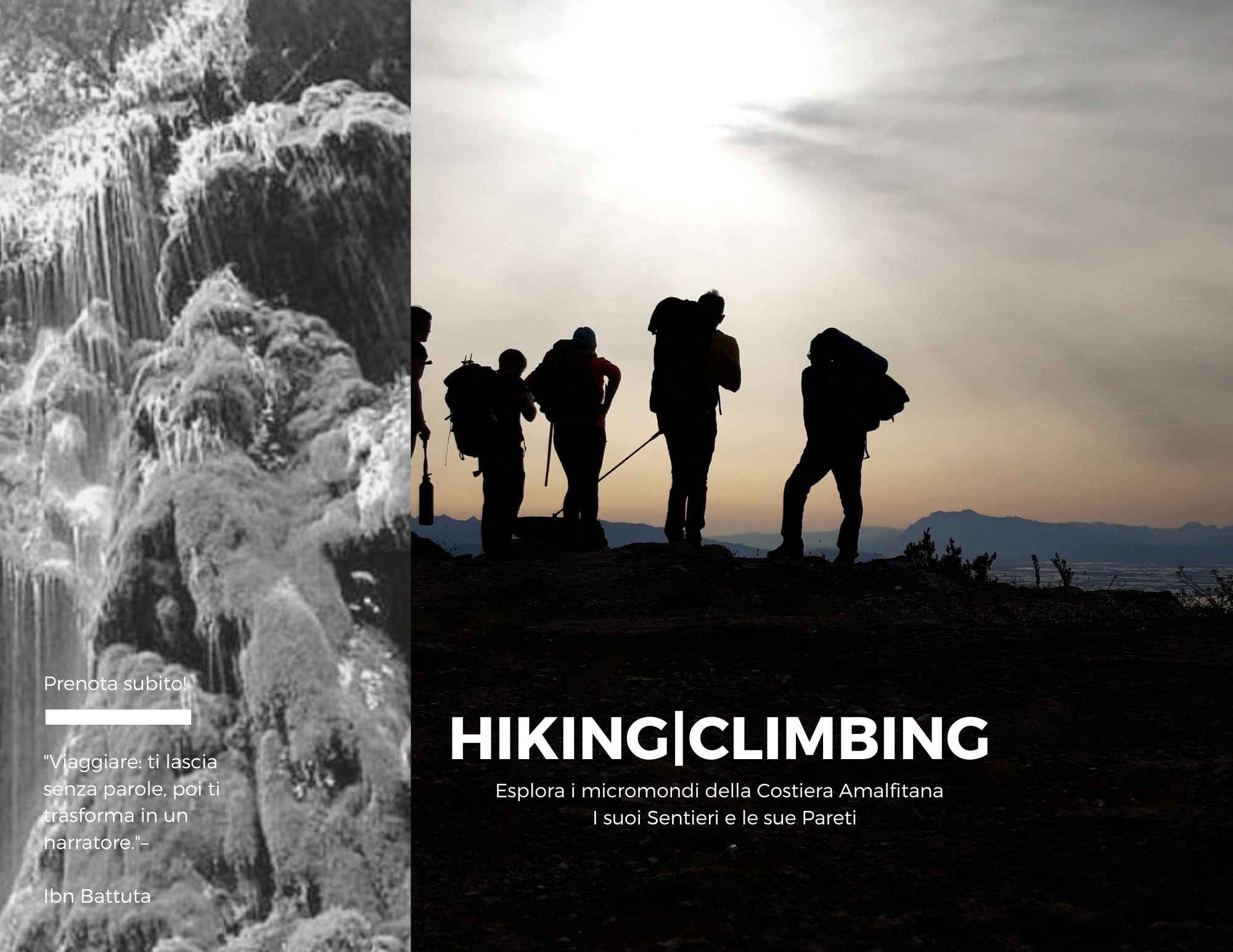 hiking e climbing Monti lattari direzione verticale
