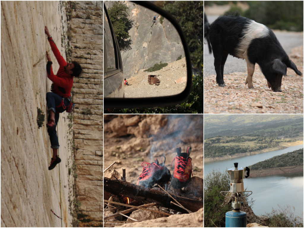 on-the-road-travels-campania Climbing in Sardinia